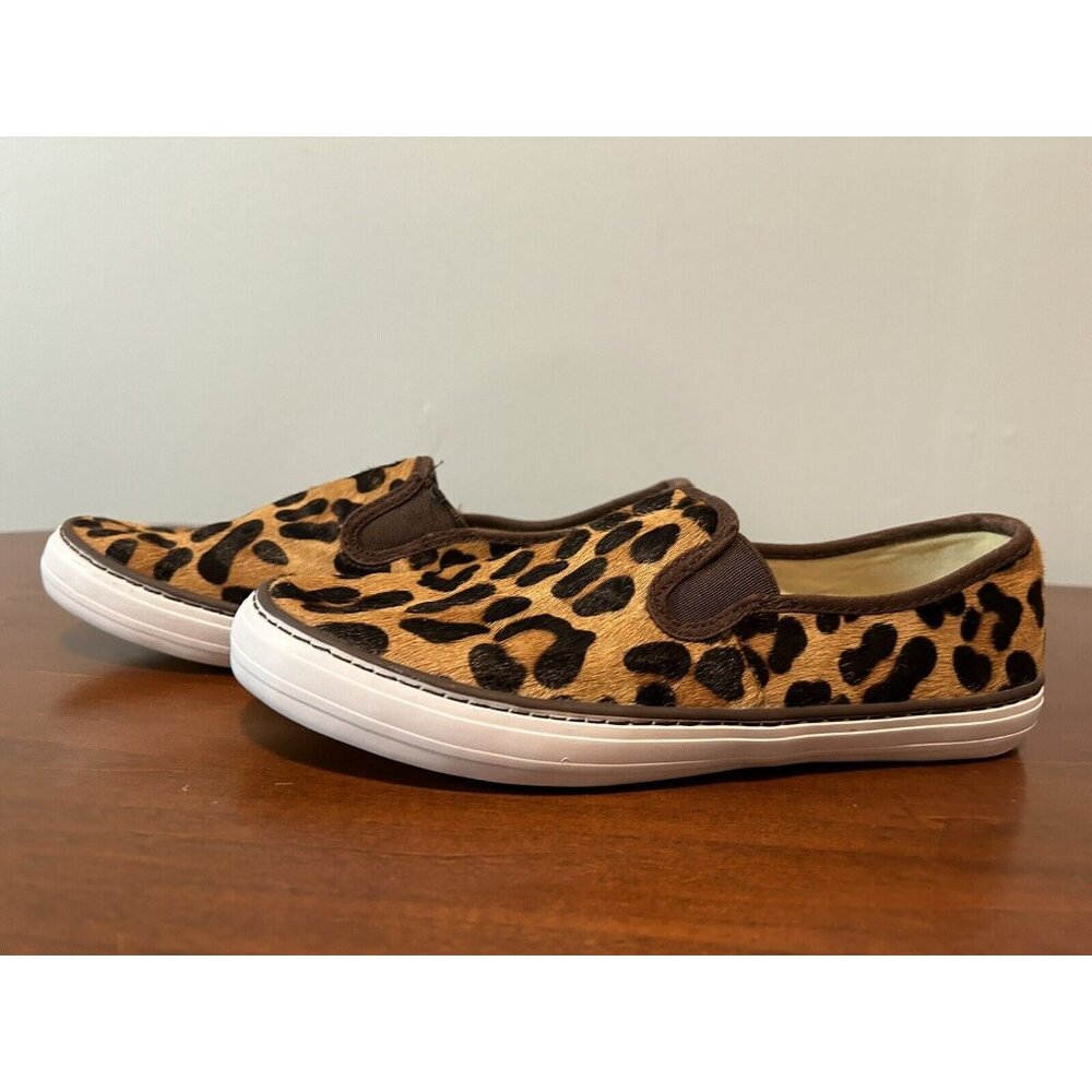 Gap women’s faux leopard print slip on sneaker size 8 - Picture 3 of 10